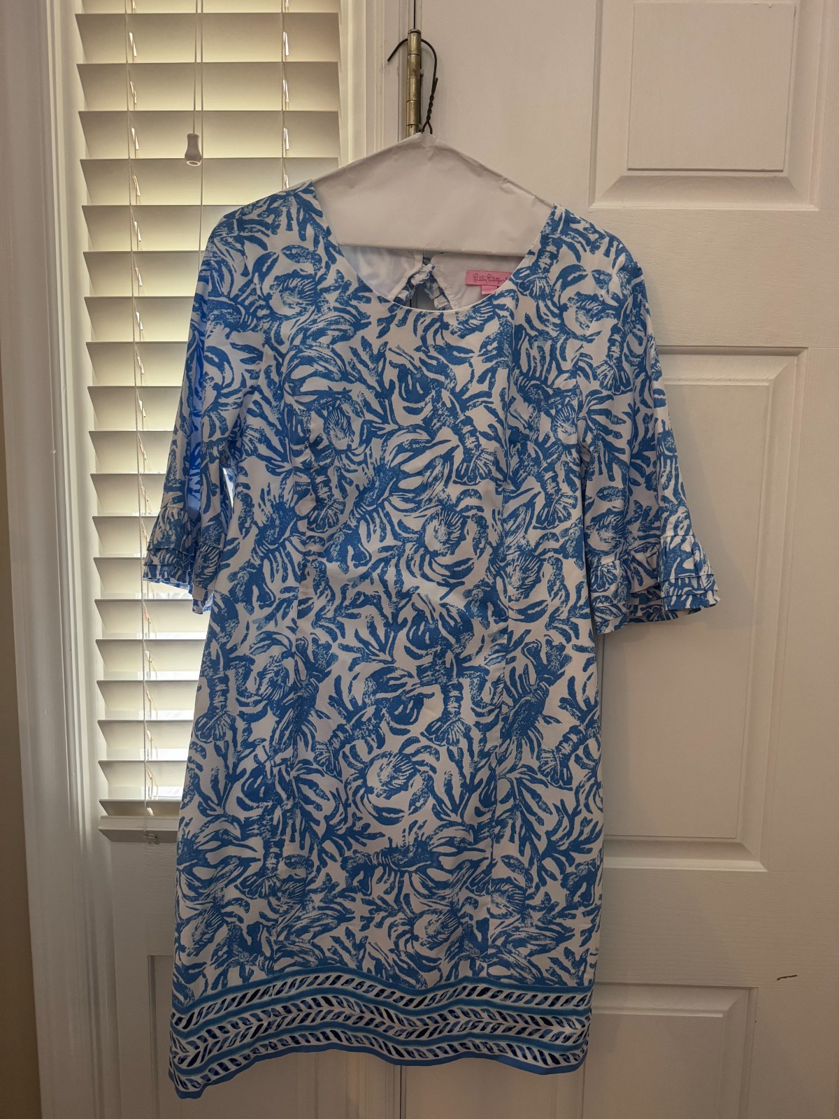 Lilly Pulitzer Dress On A Roll Lobster Stretchy size 10
