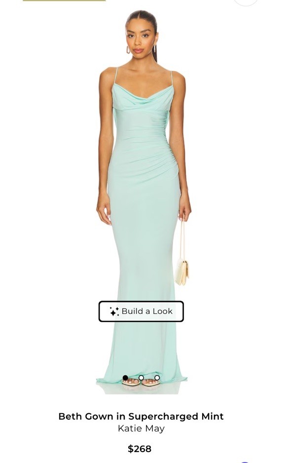$268 Katie May Beth Dress – Revolve – Mint Green – XS- Long- Sleeveless