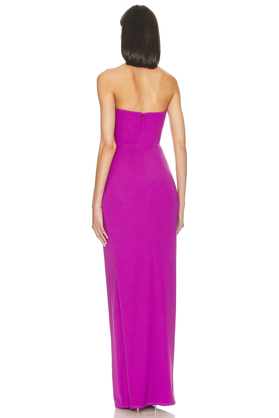 Revolve Katie May Pamela Strapless Gown Electric Plum Purple XS $375msrp NWT
