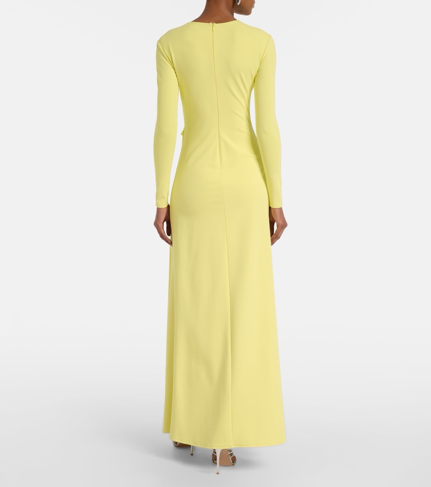 Roland MOURET Gown Floral-Appliqué Size US 6 UK 10 $ 1370