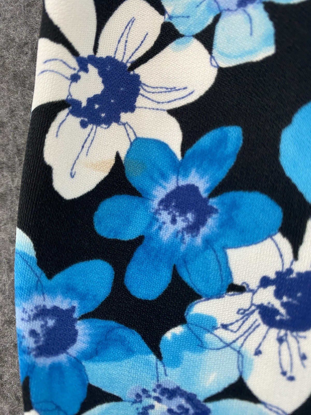 Byer Too! Blue Sleeveless Floral Dress Women’s Size Medium