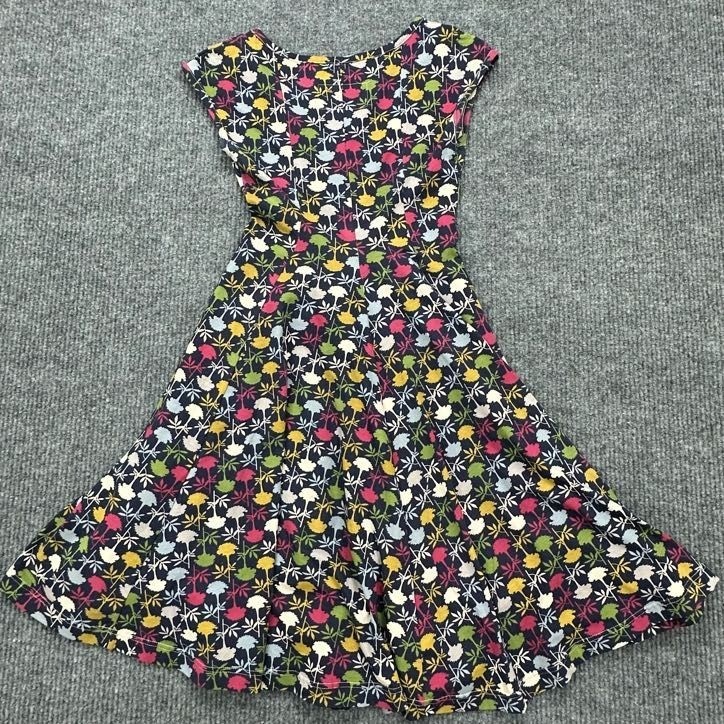 Effies Heart Fit and Flare Tree All Over Print Dress w Pockets Womens sz Medium