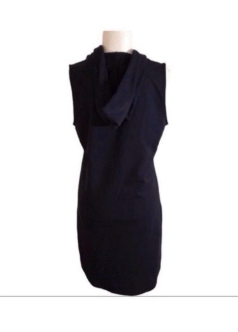 Michael Kors Navy Hooded MK Logo Dress Size Small New!