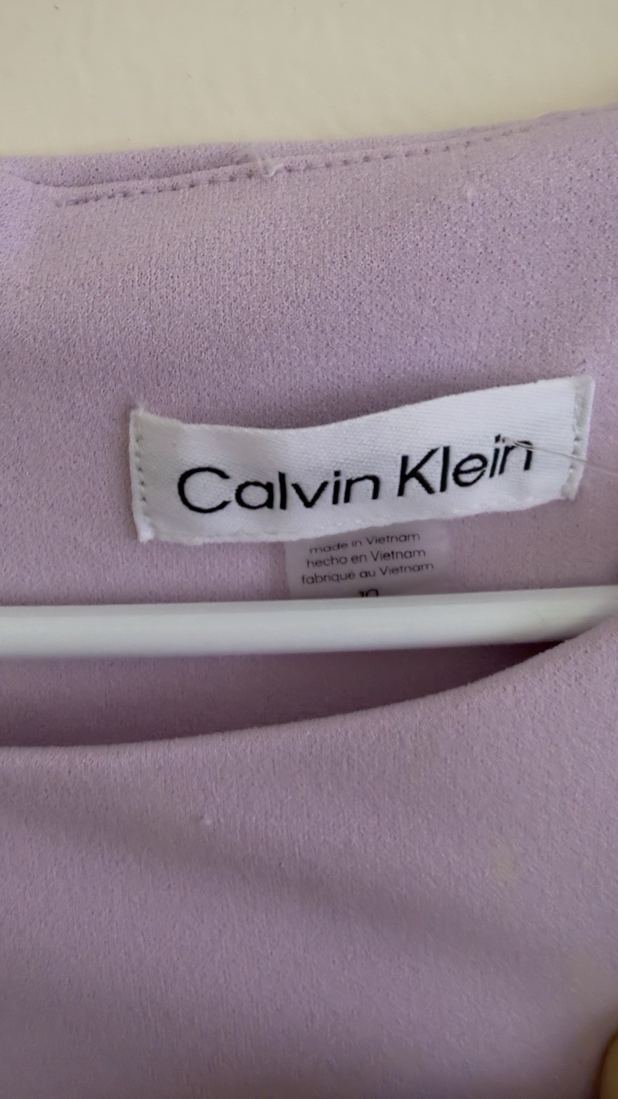NWT Calvin Klein Blush Pink Sheath Dress Side Tie Detail Size 10 MSRP $134