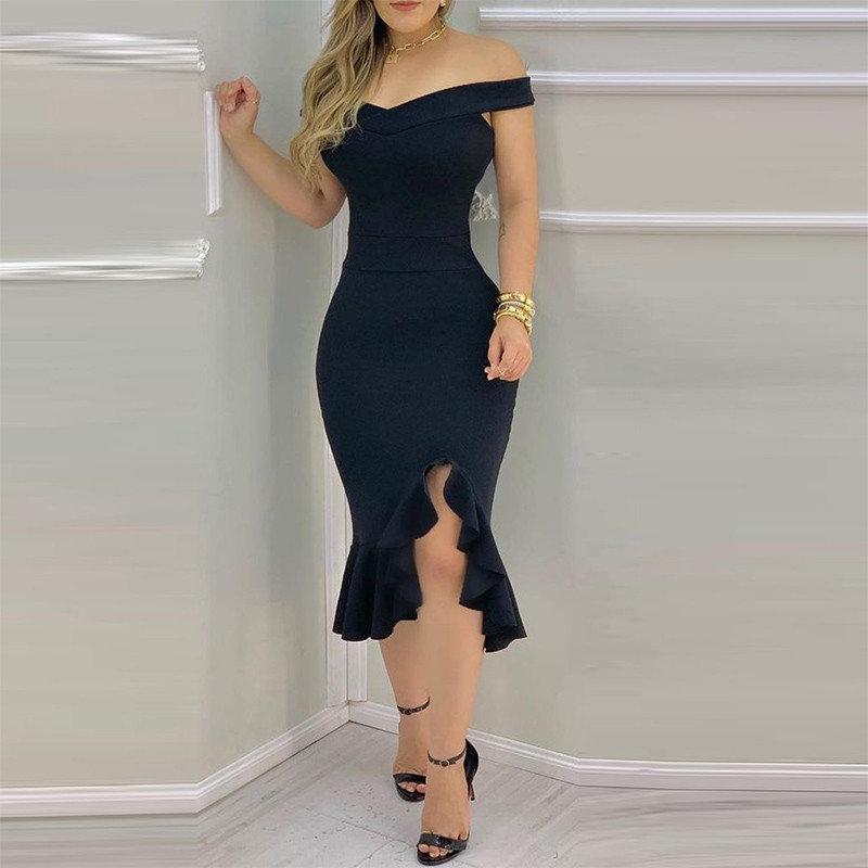 Vestidos De Fiesta Cortos Para Mujer Vestido Casuales Elegantes Noche Sexy New