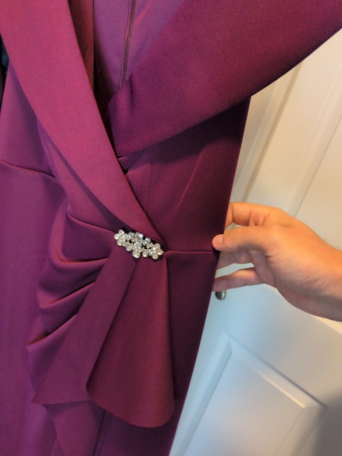 Jessica Howard Cocktail Purple Midi Dress New Size 14