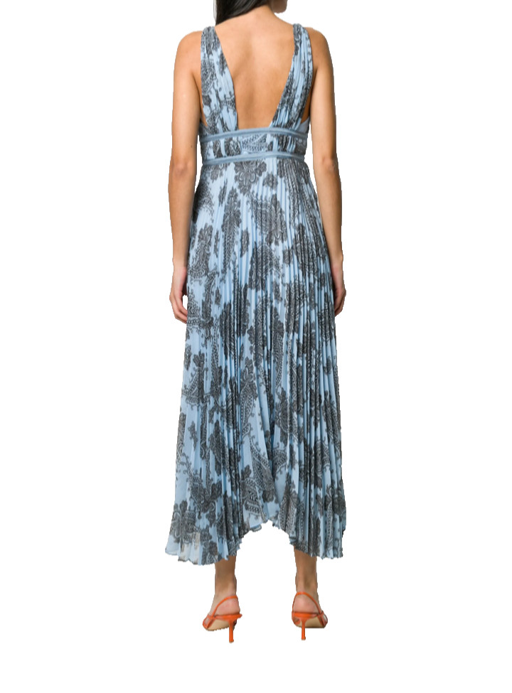 Sandro Paisley Print maxi dress