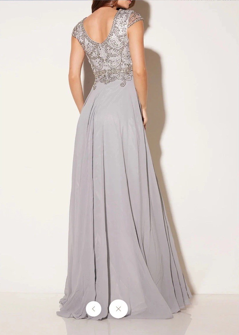 Abby Paris 95091 maxi dress with scarf