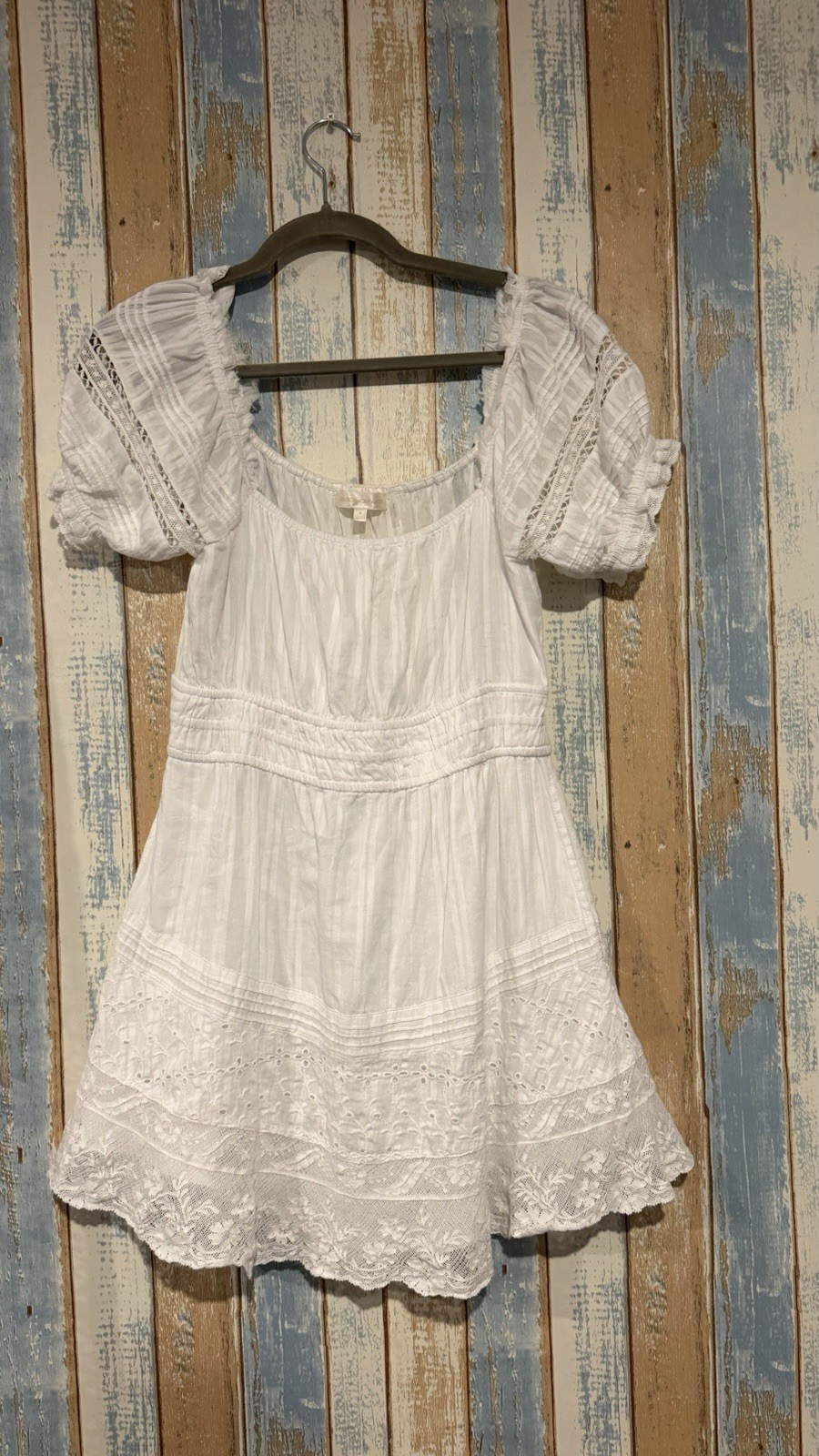 love shack fancy dress Medium white, pre-owned
