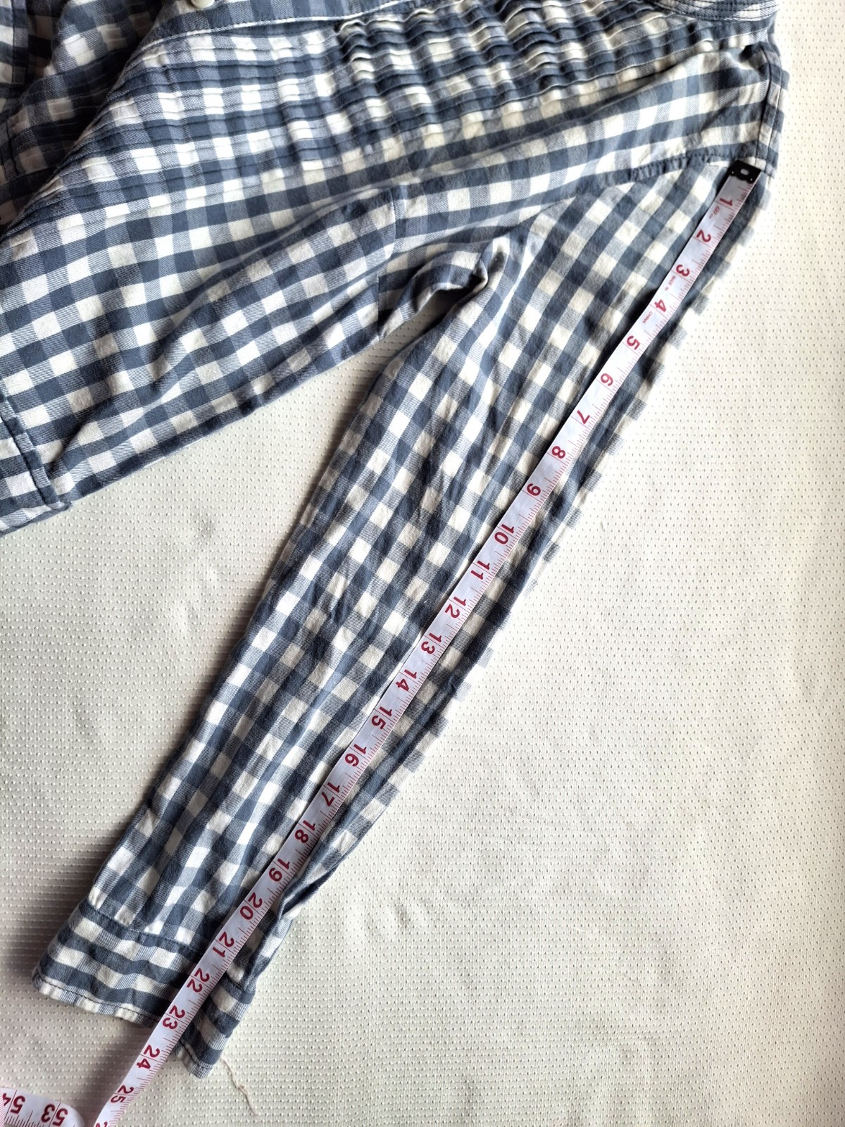 J.Crew Women’s Plaid Mini Dress with Peplum, Size 2, Blue and White, 100% Cotton