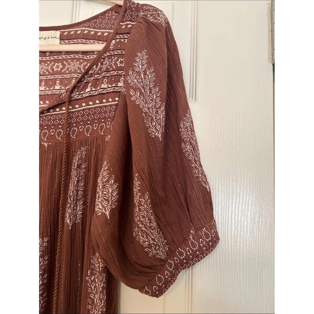 Daughters of India Mishka Maxi Dress in Hazelnut