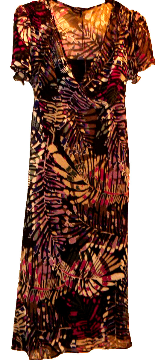 DRESS MEDIUM WITH UNDER-DRESS by WARDROBE NEW+TAGS 45 INCHES LONG