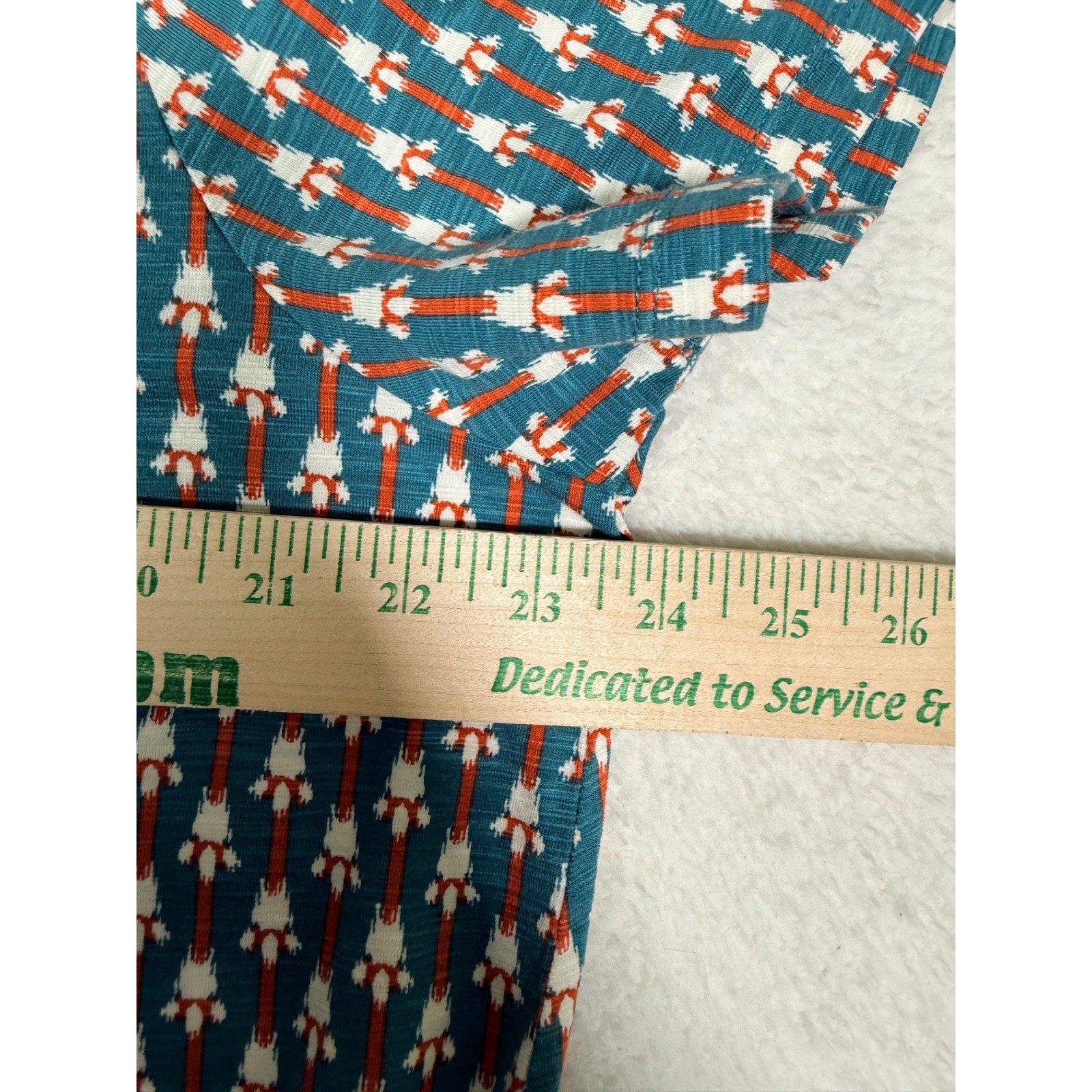Duluth Trading Co Boho Ikat Print T-Shirt Dress XXL Soft Lyocell Cotton Stretch
