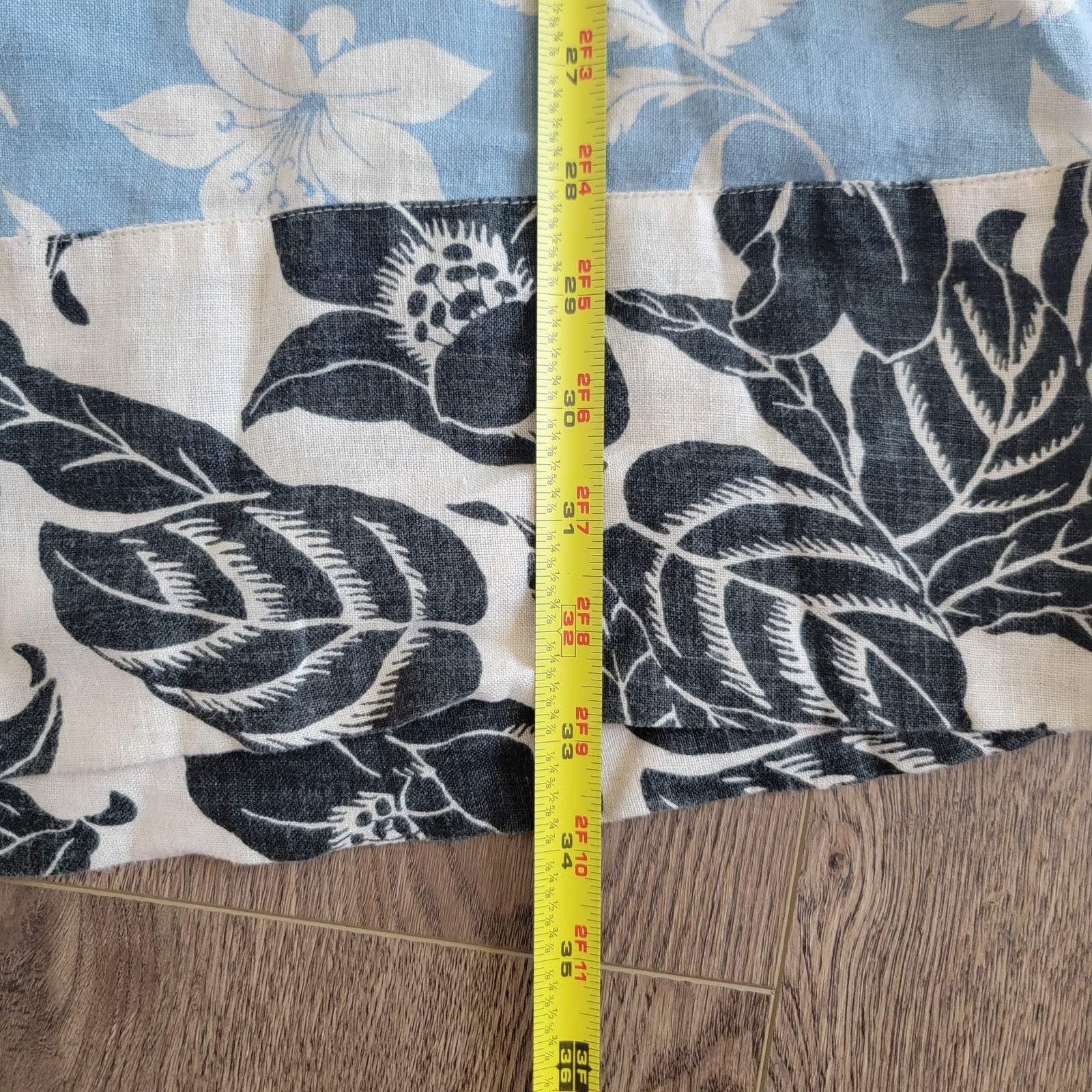 Gap Black Blue Tropical Floral Printed Cap Sleeve Shift Mini Dress Size 4