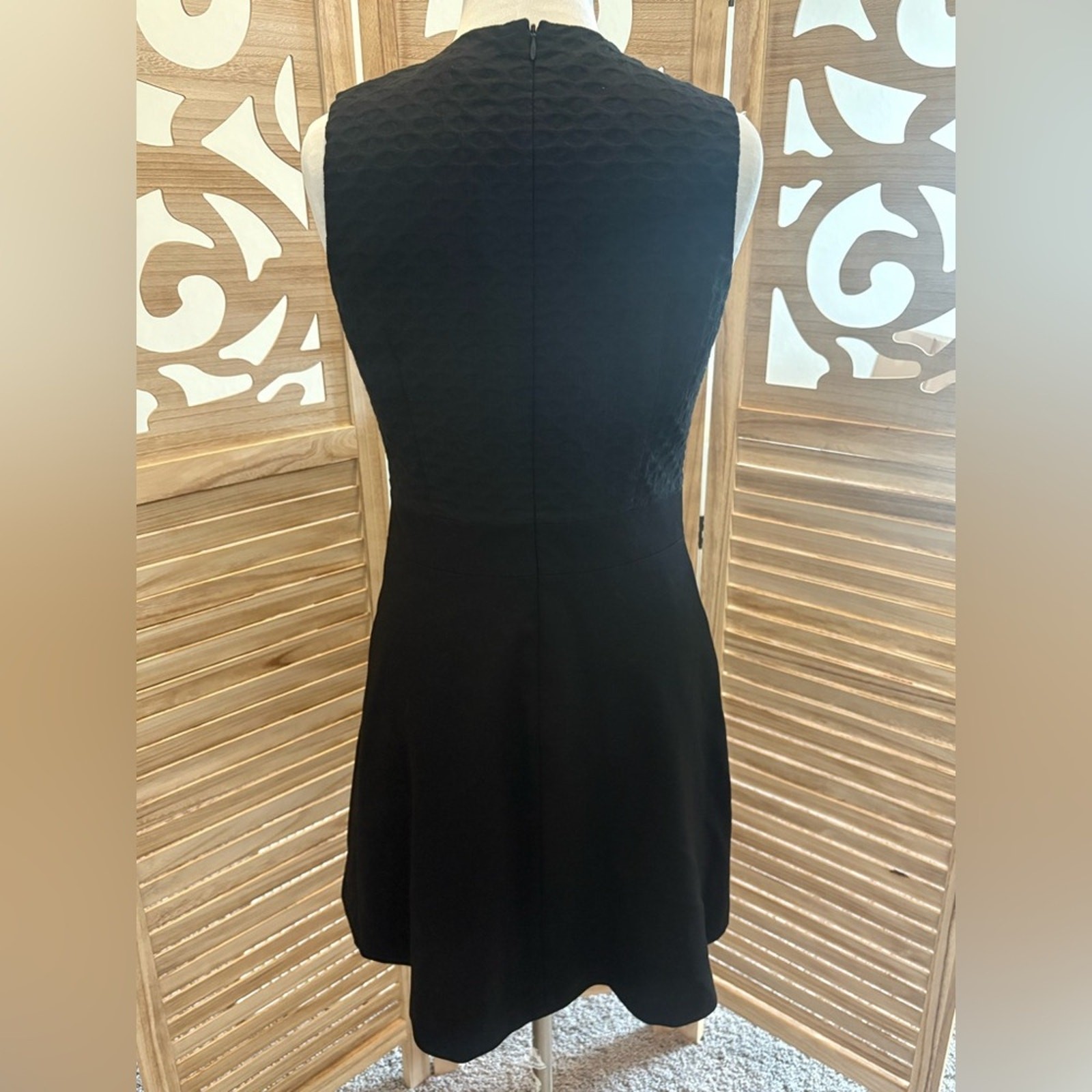 Theory Alaqua C Black Cotton Blend Tank Top Dress Size 6 NWT