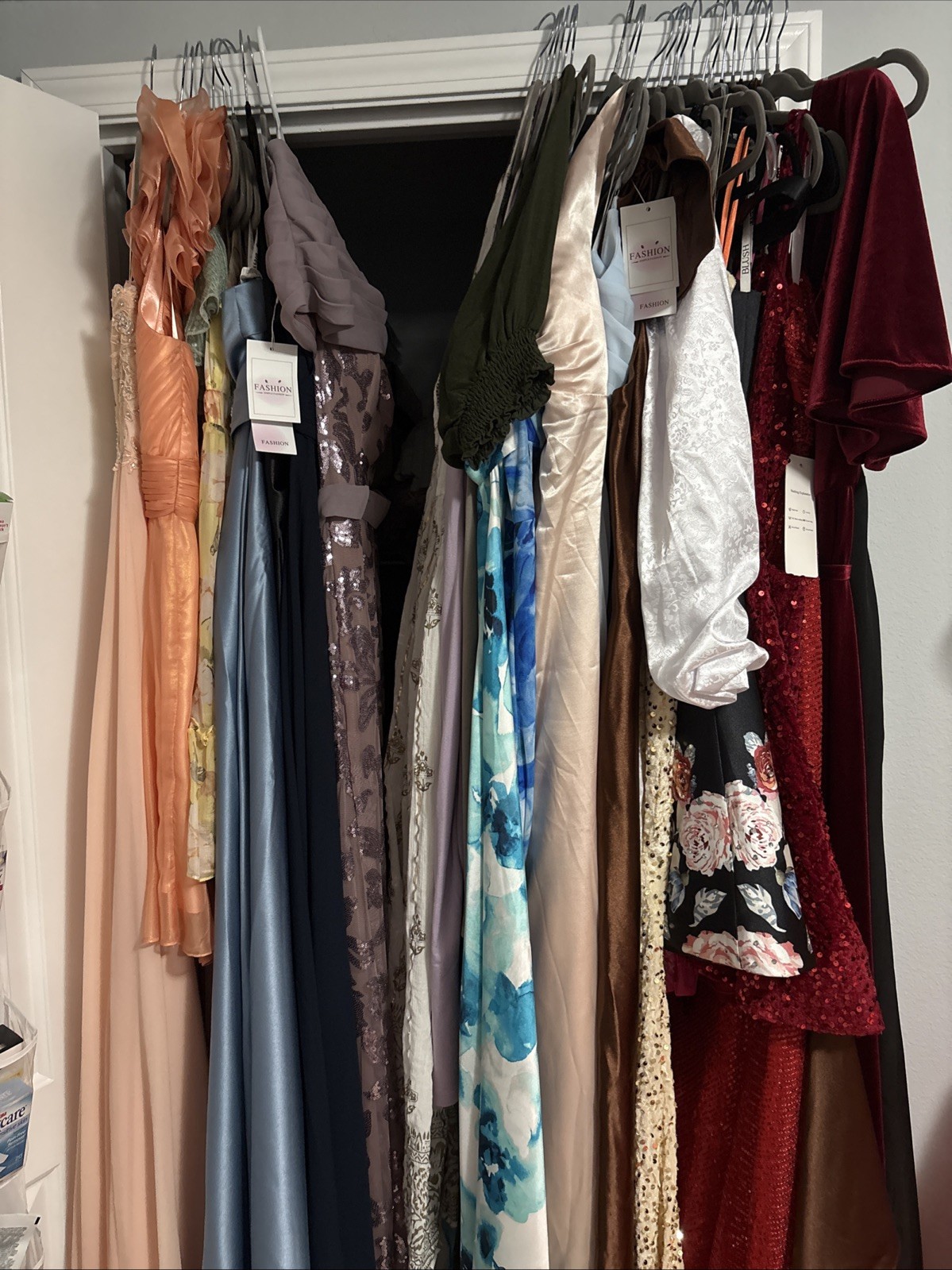 Evening Gowns and Formal Dresses Collection Lot of 5 Gowns Various Sizes