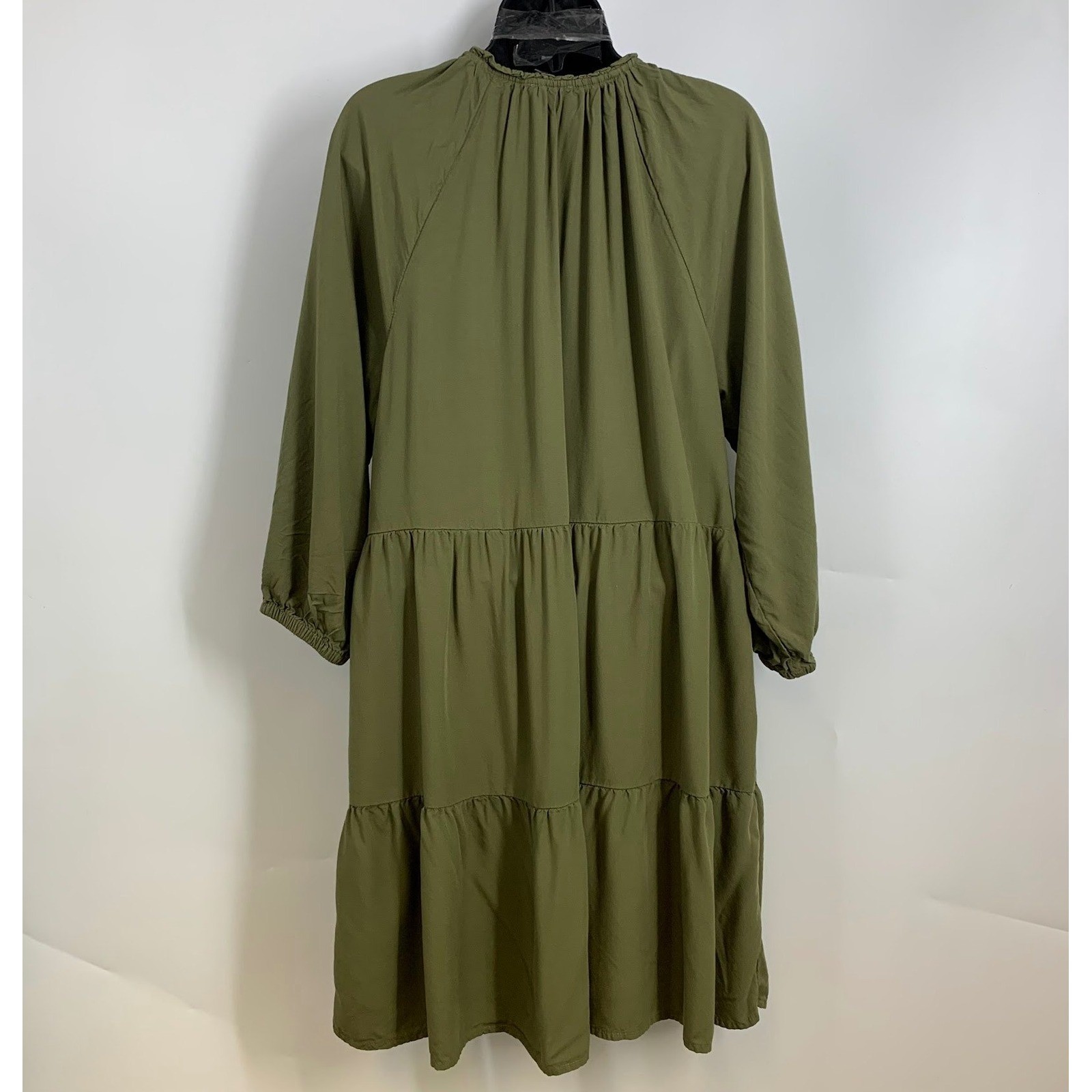 Caralyn Mirand Women’s The Drop Raglan Sleeve Boho Ruffle Pockets V-Neck Size XL