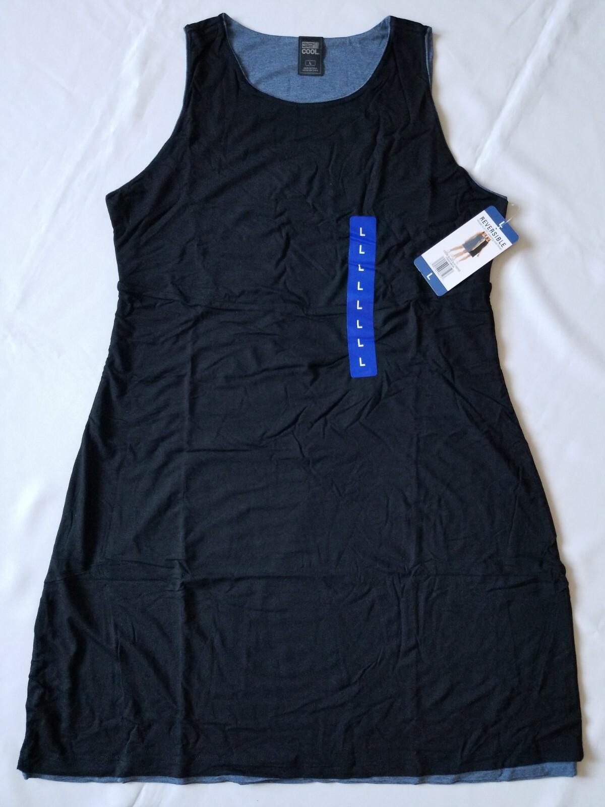 New 32 Degrees Cool Women’s Reversible Dress 2 in 1 Look Great Gift NWT