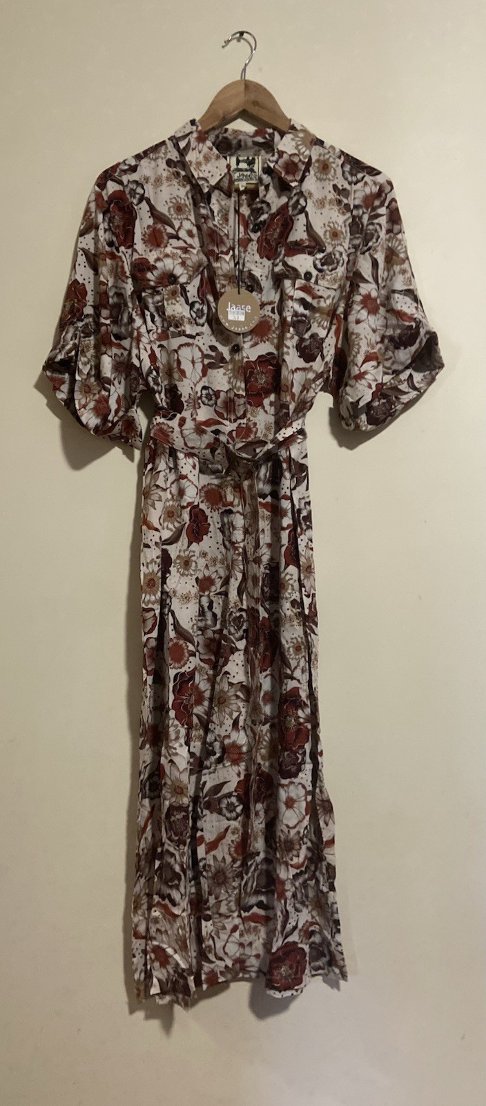 Jaase Indiana Autumn Harmony Maxi Dress AU 16 BNWT 100% Rayon