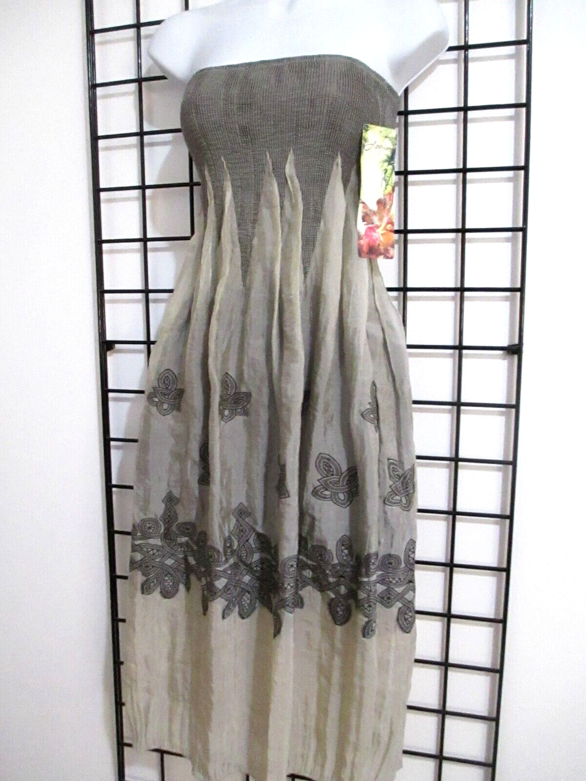 “NEW” LAPIS 🌸 ONE SIZE SMALL / MEDIUM / LARGE==PULL ON / STRETCH / HALTER DRESS