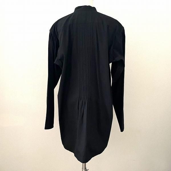 apc ASHA MDS Issey Miyake Tunic Black No Collar Button Women s 942277
