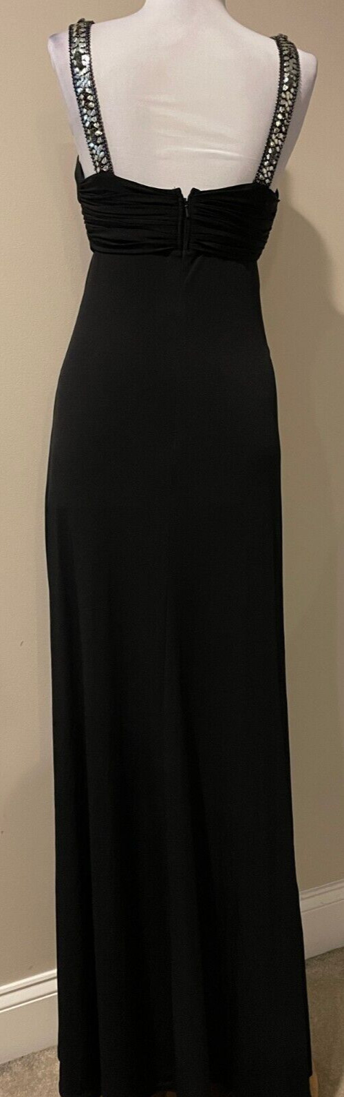 DB STUDIO Womens Long Black Evening Occasion Dress – Sz 2