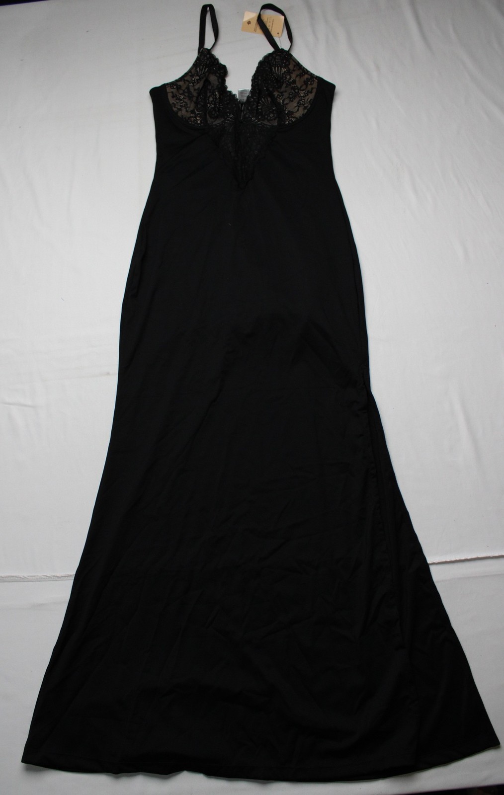 Popilush Women’s Shapewear Lace Deep V Cocktail Dress JK5 Black Medium NWT