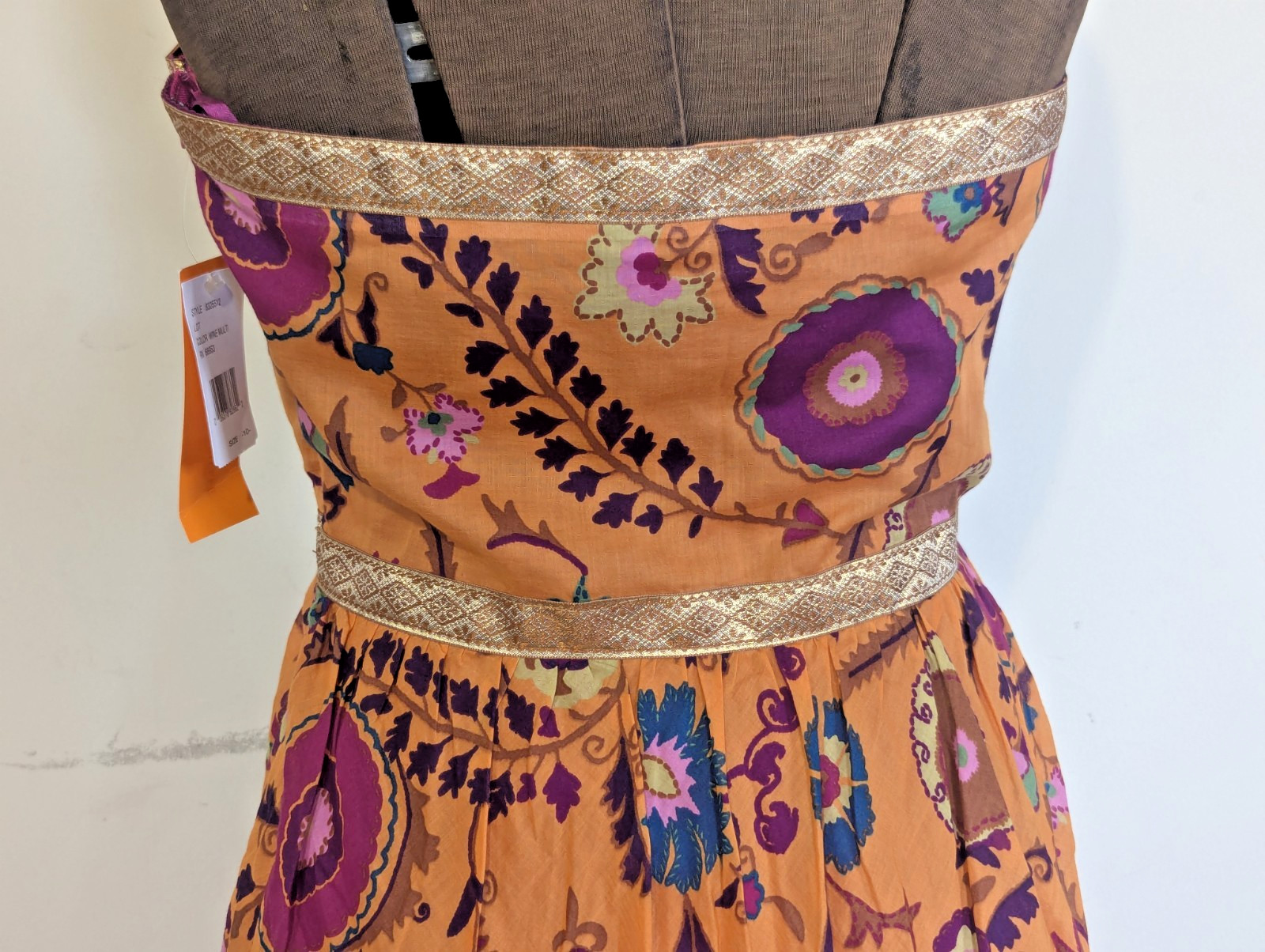 Cynthia Cynthia Steffe Bohemian Strapless Sun Dress Size 10 Indie Festival Folk