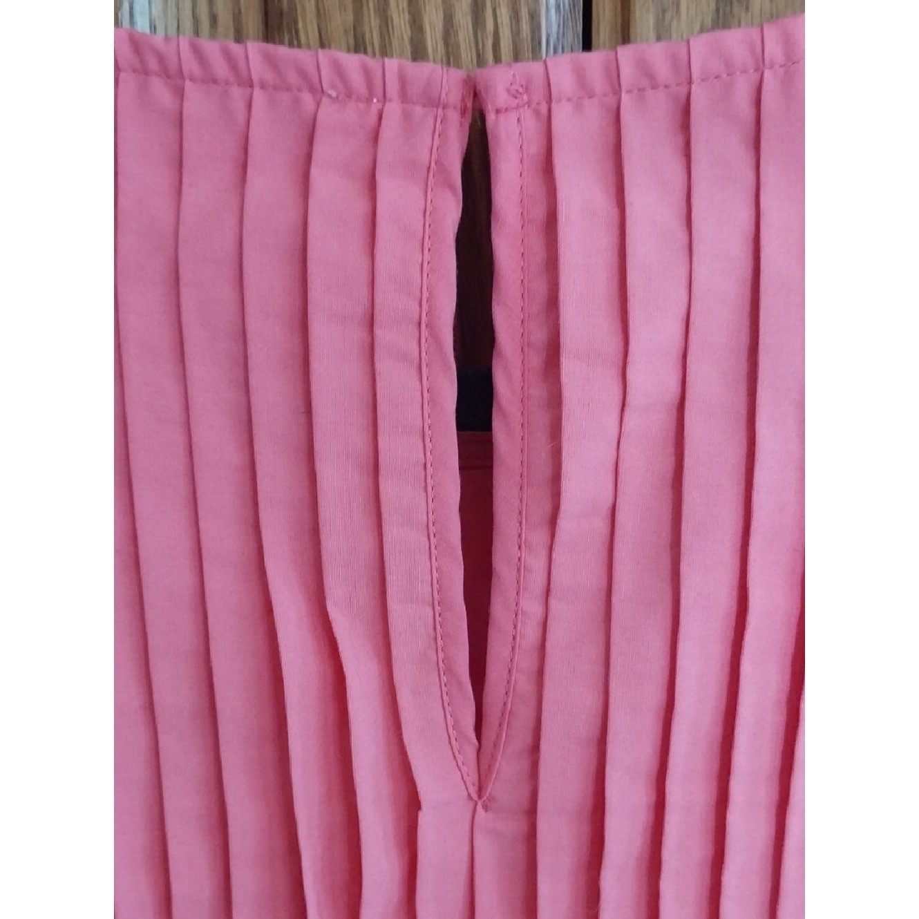 Free Assembly NWT Women’s Sleeveless Pleated Mini Dress Size X-Large Pink Melon
