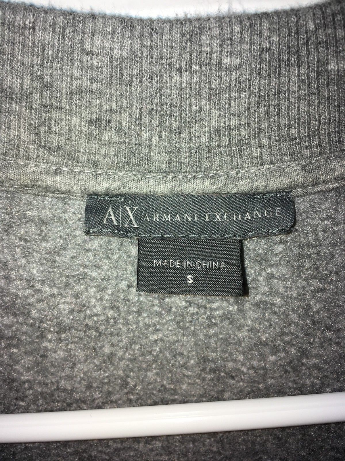 A/X Armani Exchange Woman’s Sz S Sexy Mini Dress Gray Front Zipper Gold Logo
