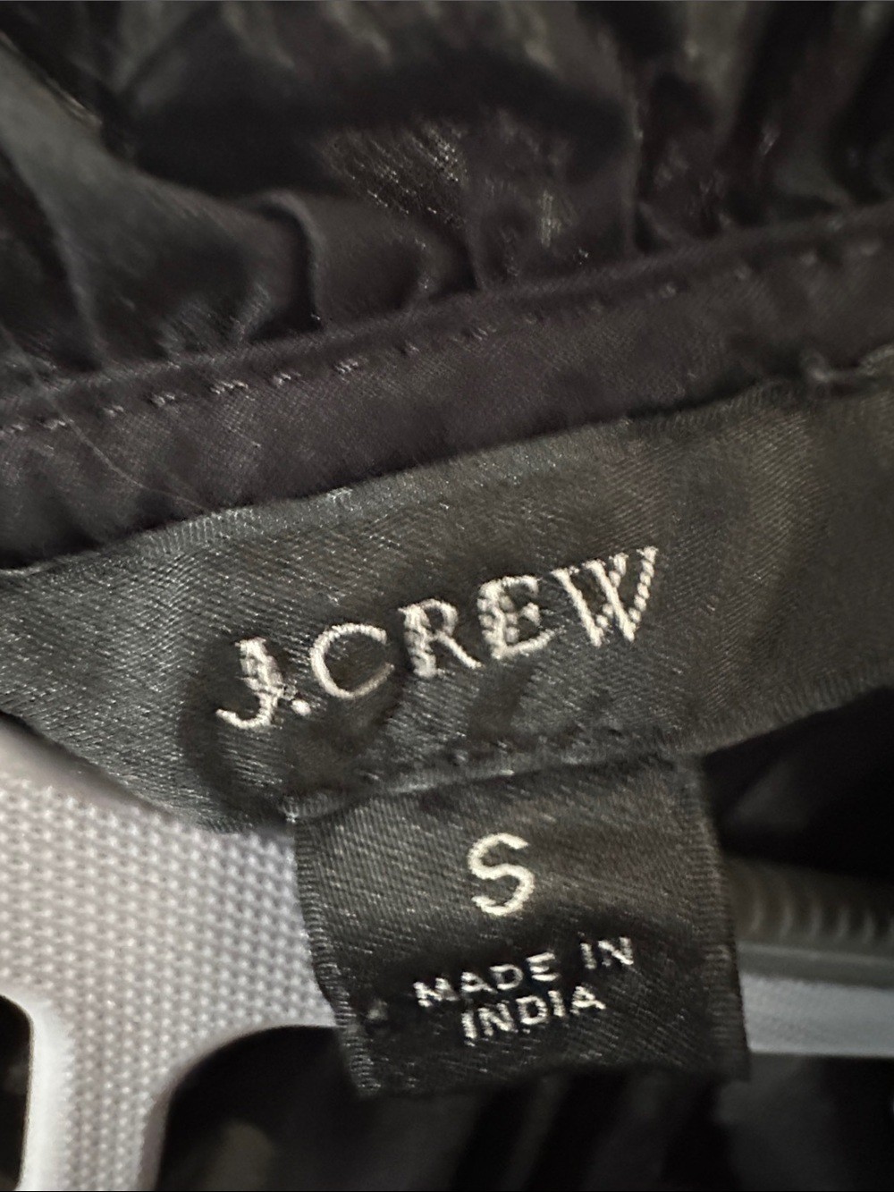 J. Crew Black Sleeveless Tiered Maxi Dress