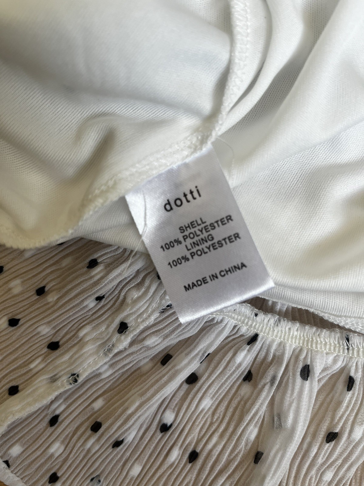Black & White Polka Dot Lightweight Fabric Halter Neck Feminine Mini Dress Size8