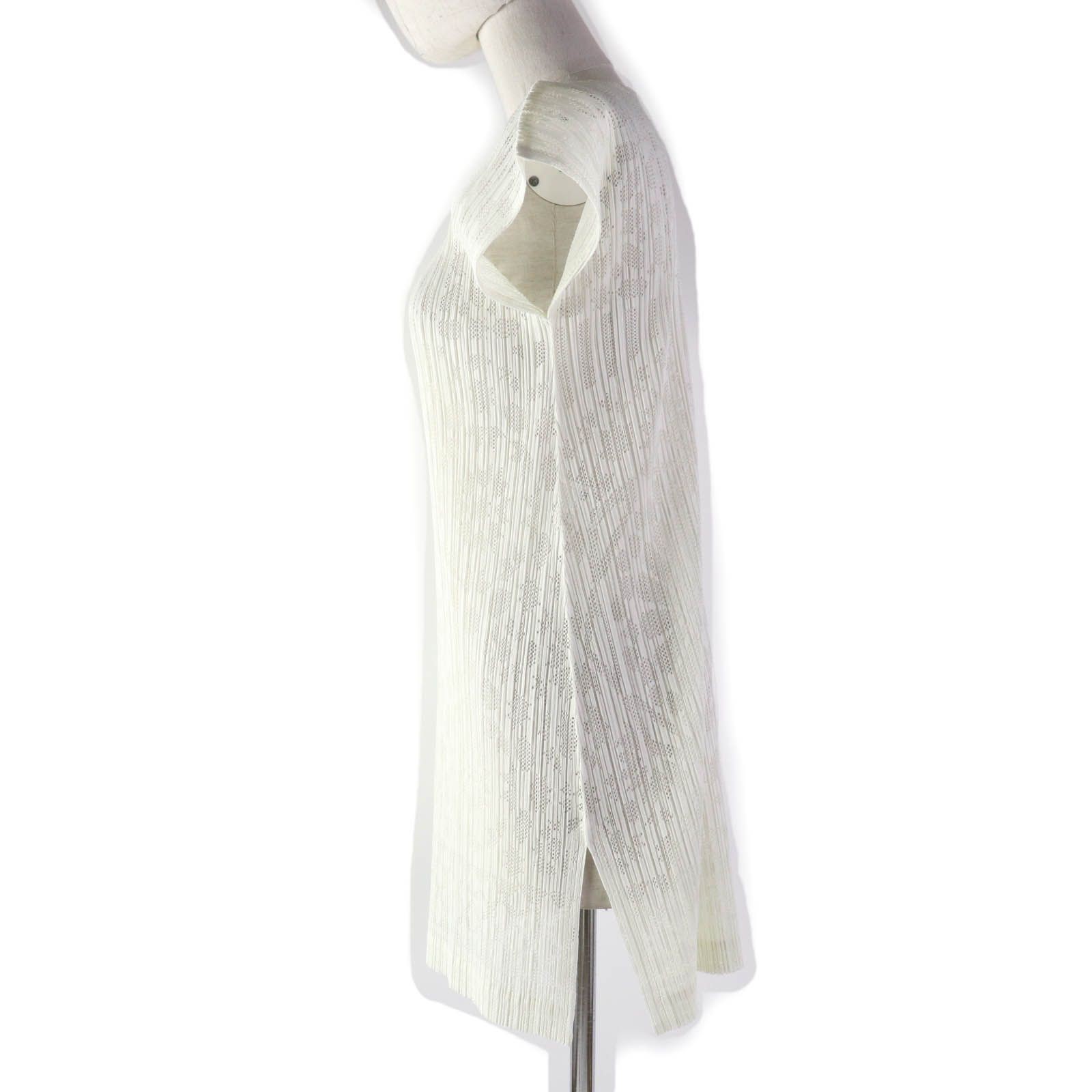 Revised beautiful item PLEATS PLEASE ISSEY MIYAKE PP51 JT633 French sleeve me