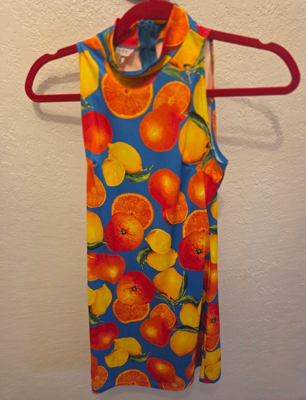 Vintage Y2K Fruit Pattern Dress Size Small