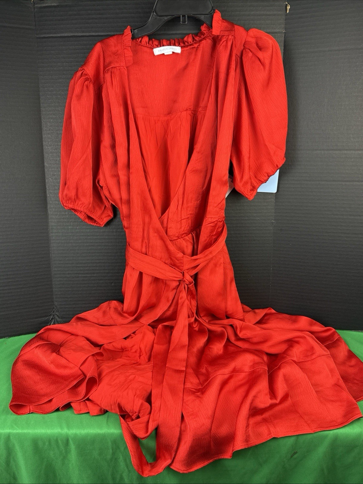 Draper James Women’s Wrap Midi Dress Size M Red