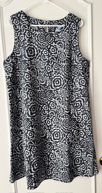RipSkirt Women’s Sundress Short – “Night Blooms” – L (12-14) – $65