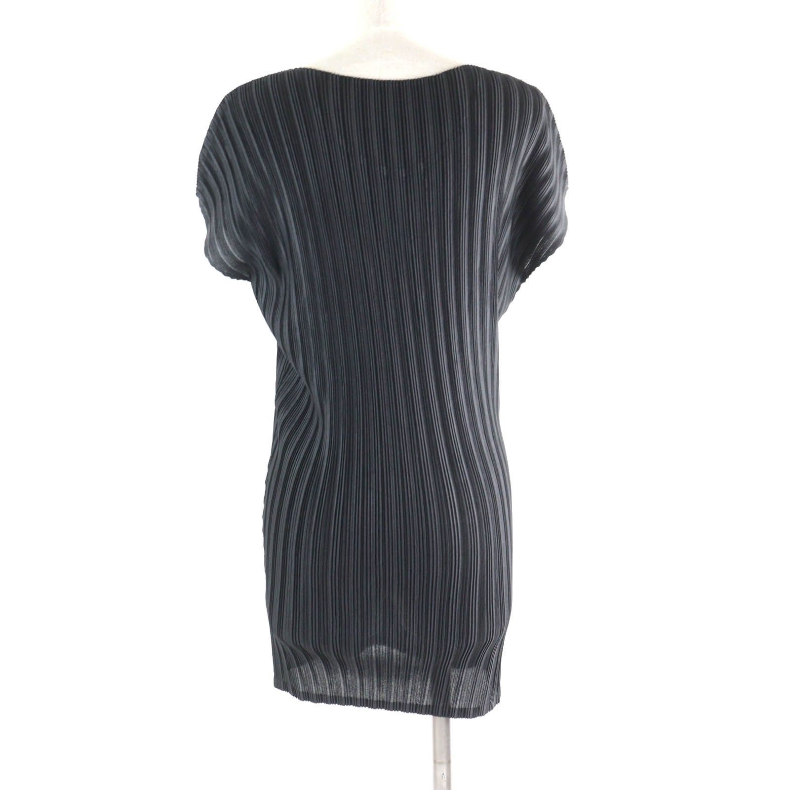 beautiful PLEATS PLEASE Pleats Please Issey Miyake PP11 FT324 crew neck Frenc