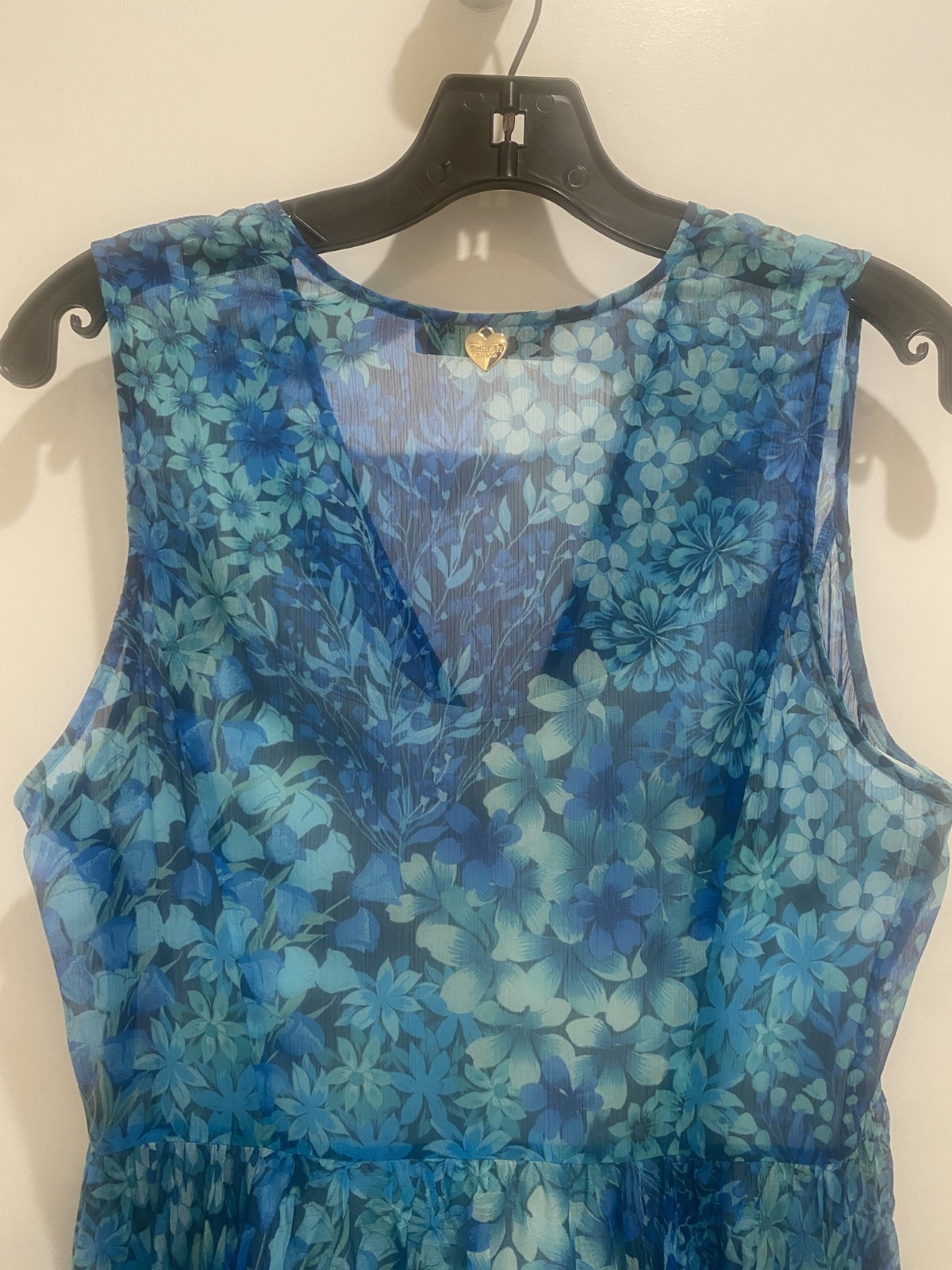 Twinset Blue Summer Maxi Floral Dress