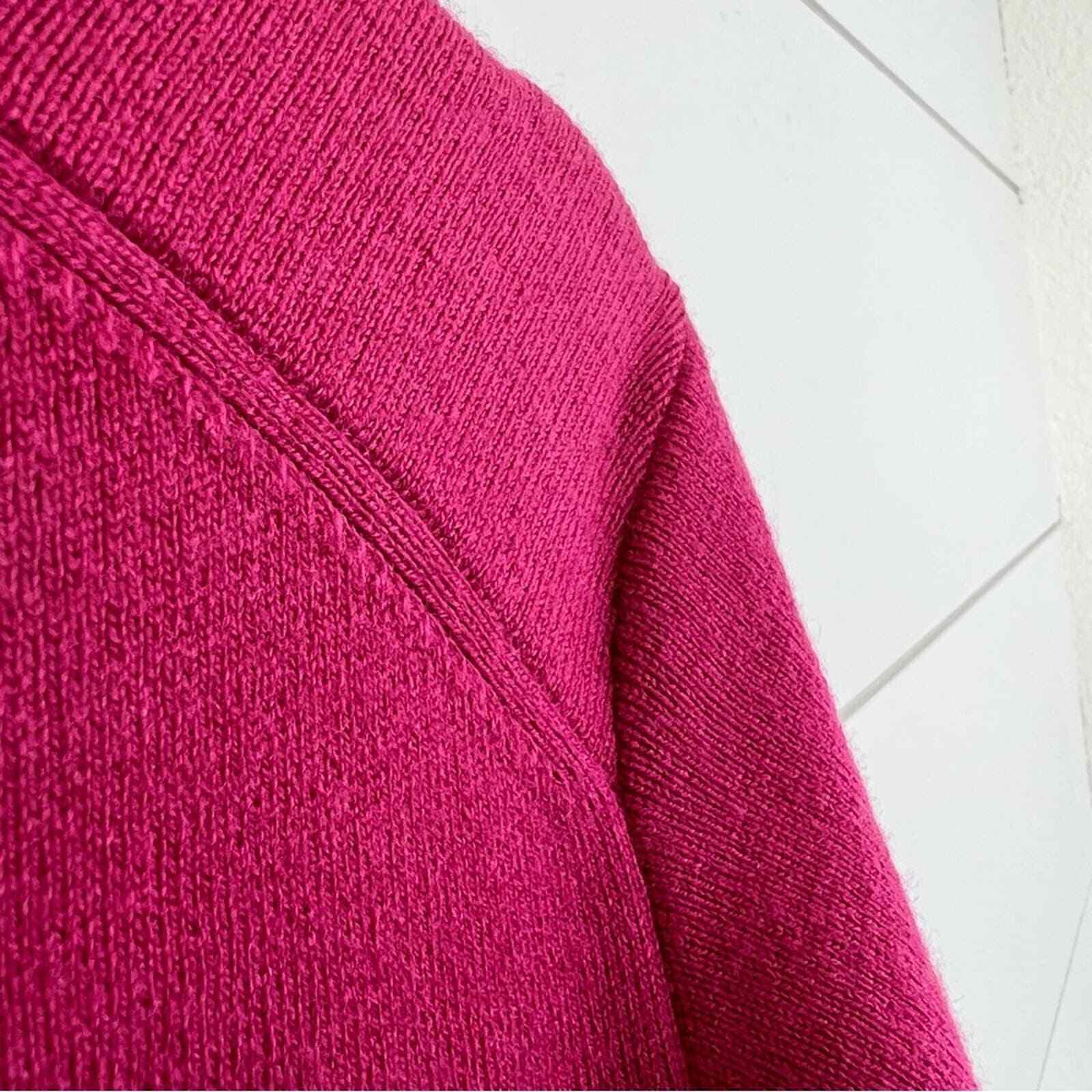 J. CREW A-Line Merino Wool Sweater Dress Women’s Size Small 2021 Magenta