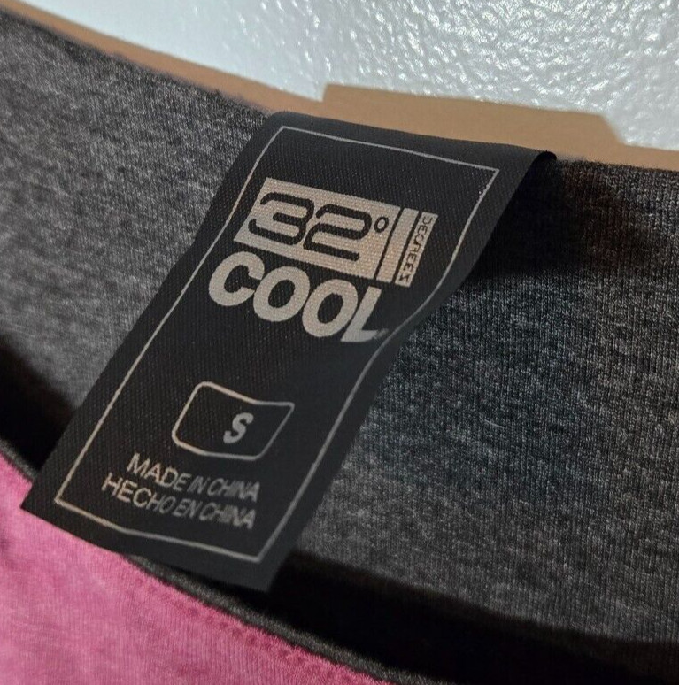 NWT 32 Degrees Cool Women’s Pullover Sundress Reversible Pink/Charcoal Size S