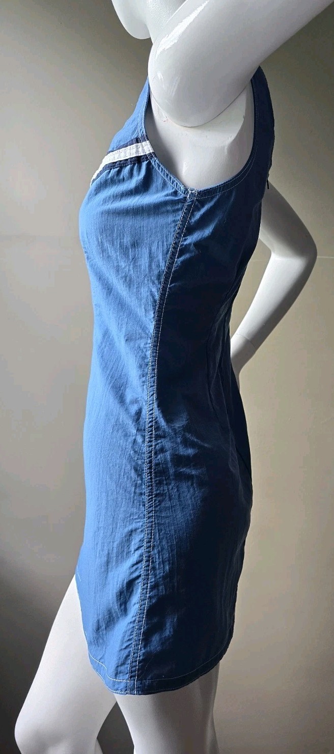 90’s Alloy Catalog Board Dress By Toes On The Nose Small Nylon Blue Delia’s