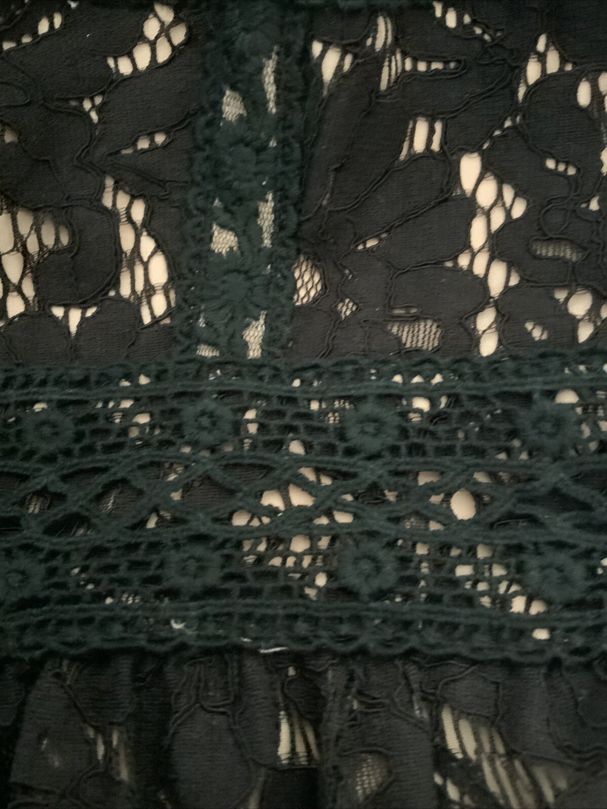 HD in Paris Women Black Lace Cocktail Dress 6 Spaghetti Straps Lined High waist