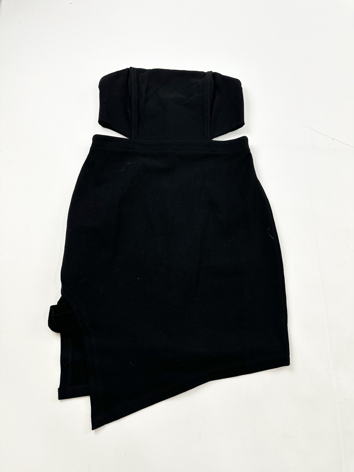 Lush Dress Women’s Medium M Black Mini Cut Out Strapless