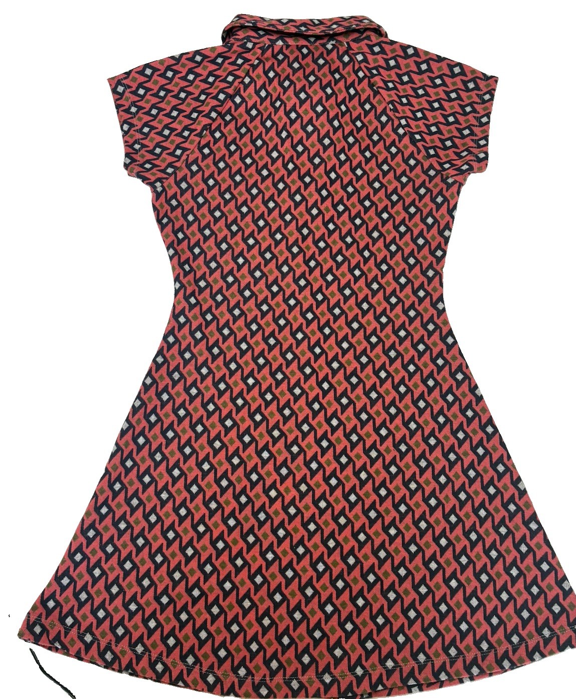 Urban Outfitters Geometric Shirt Dress Collared Button Short Sleeve Short [S]