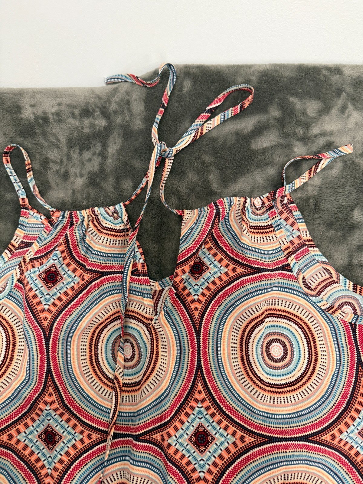 Gap Y2K Womens Midi Slip Dress L Shark bite hem Beach Vacation Swim
