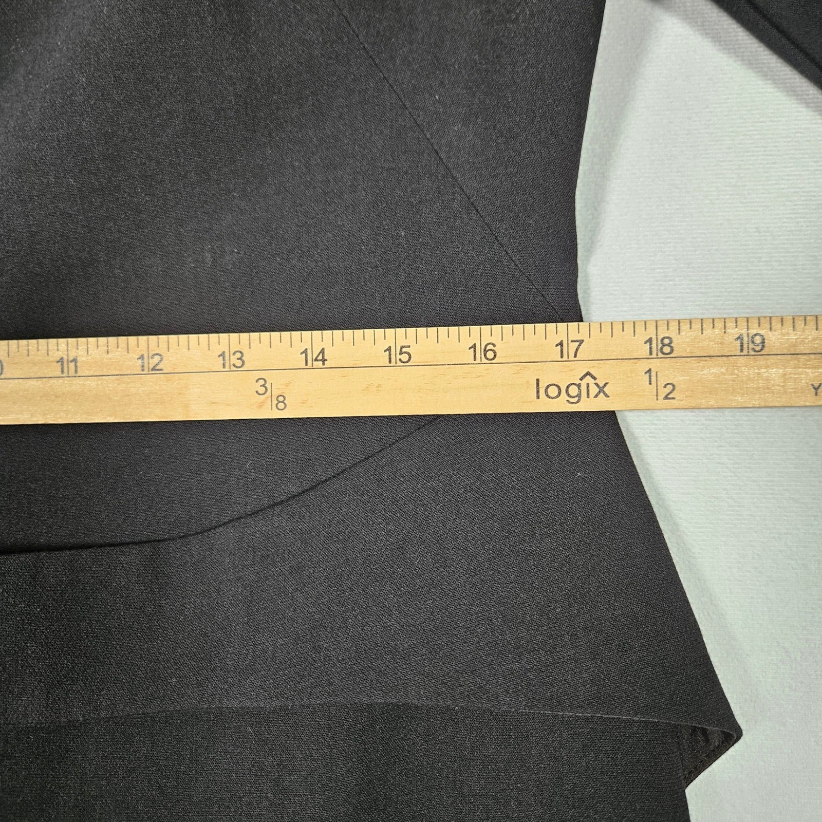 Black Halo Sheath Dress 16 Black NWOT Belted Midi Professional Minimal Cocktail