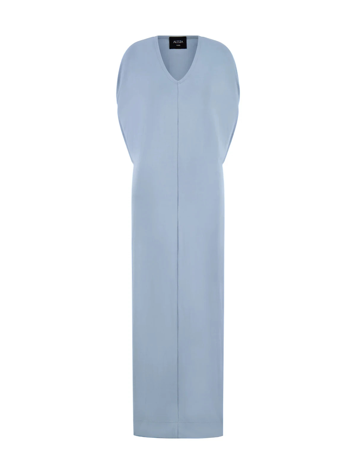 XL Aleeza Paris Kenzie Dress in teal. sleeveless dress with U neck