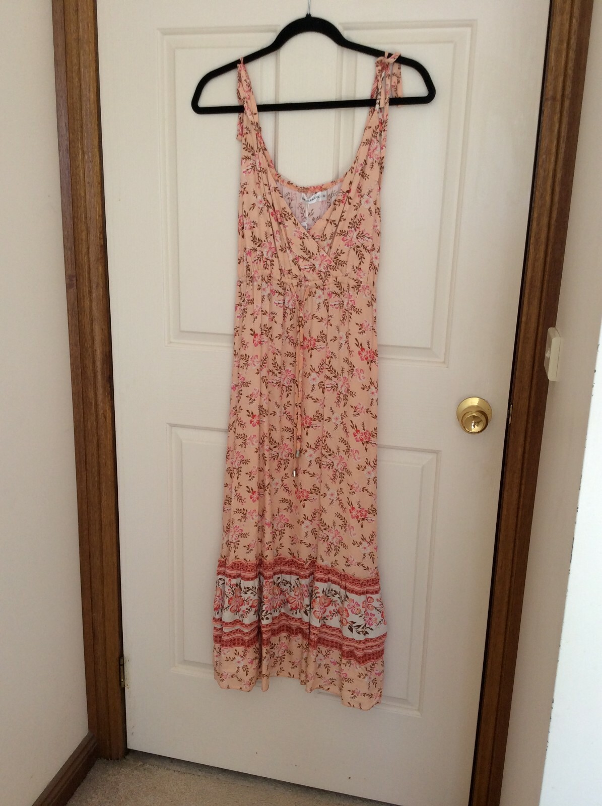 GRACE & CO WOMEN’S DESIGNER LUXURY FLORAL SUMMER BEACH HOLIDAY MAXI DRESS SIZE 8