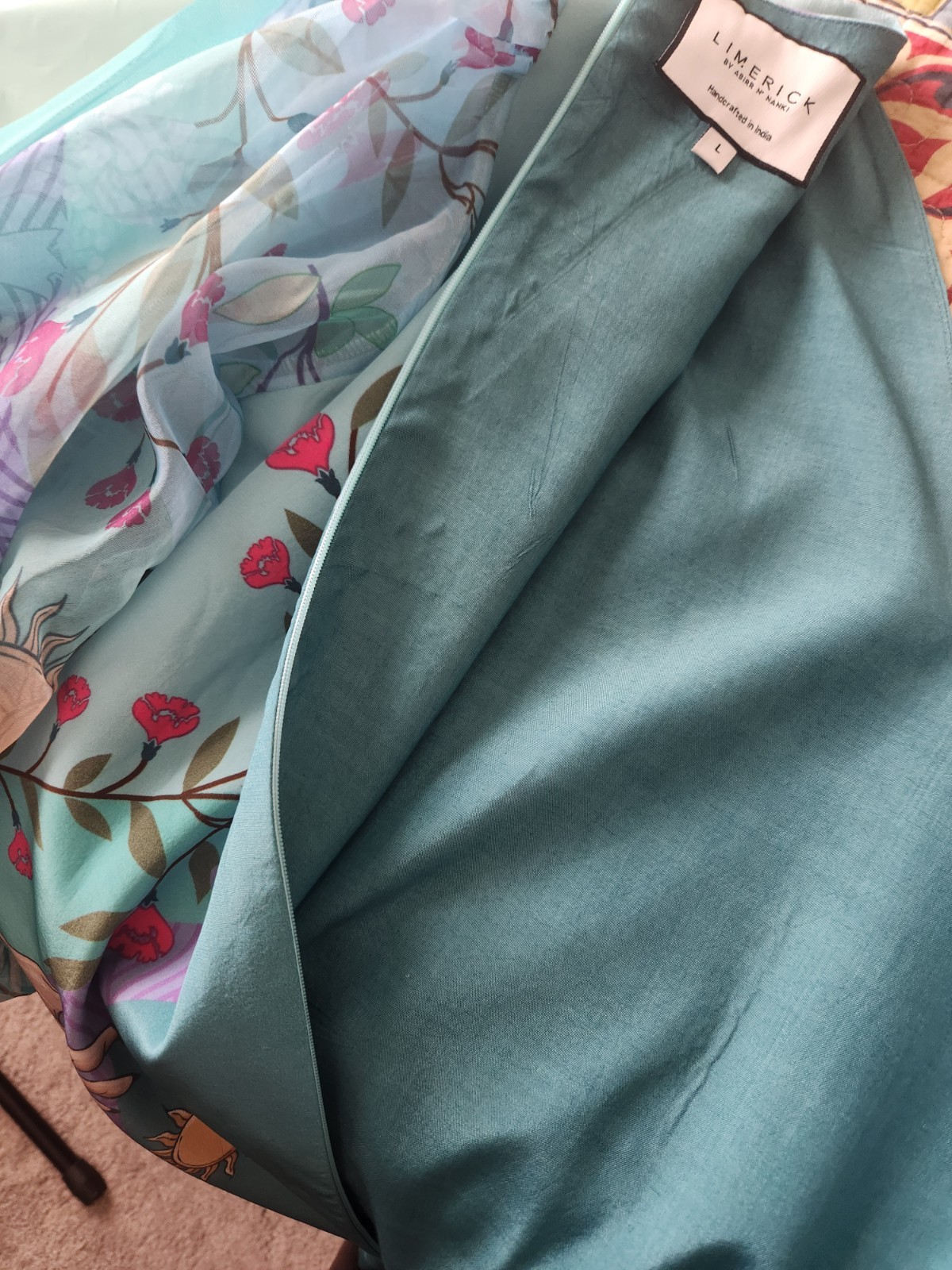 Gorgeous Hand Designed Limerick Dress. Fantasy Themed Fabric