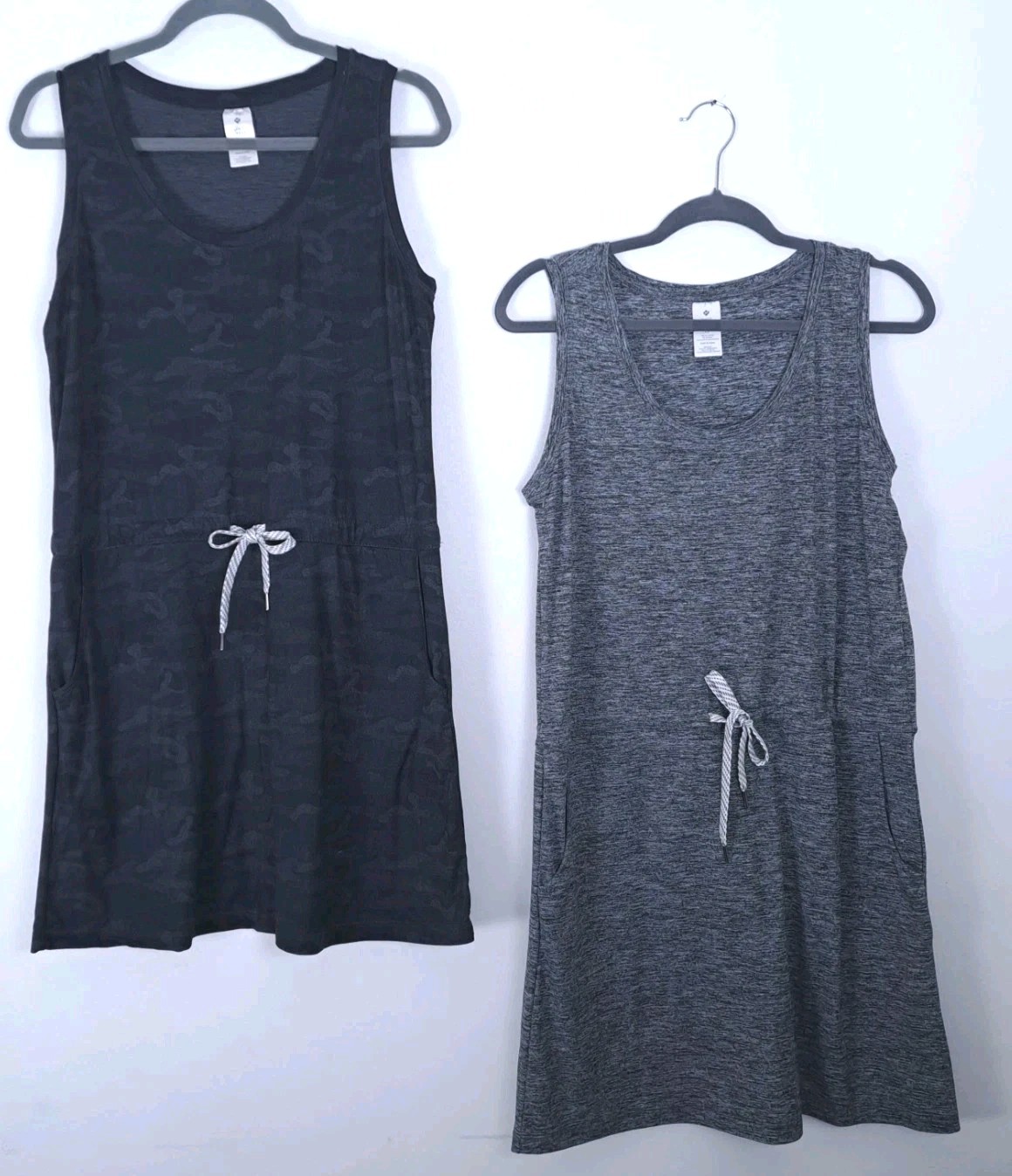 Member’s Mark Favorite Soft Dress M Set Of 2 Pullover Drawstring Waist Pockets